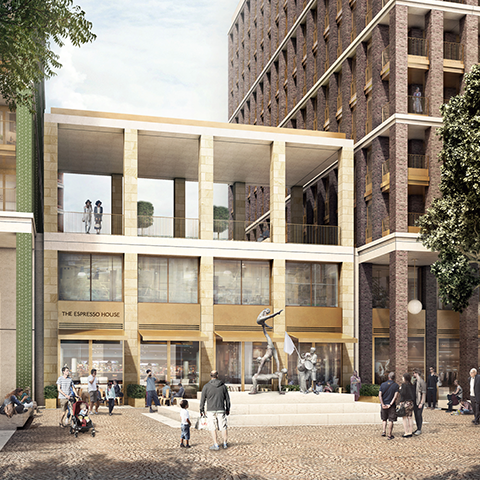 Whitechapel Square, Hutchinson &p Partners